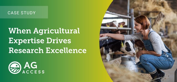 When Agricultural Expertise Drives Research Excellence
